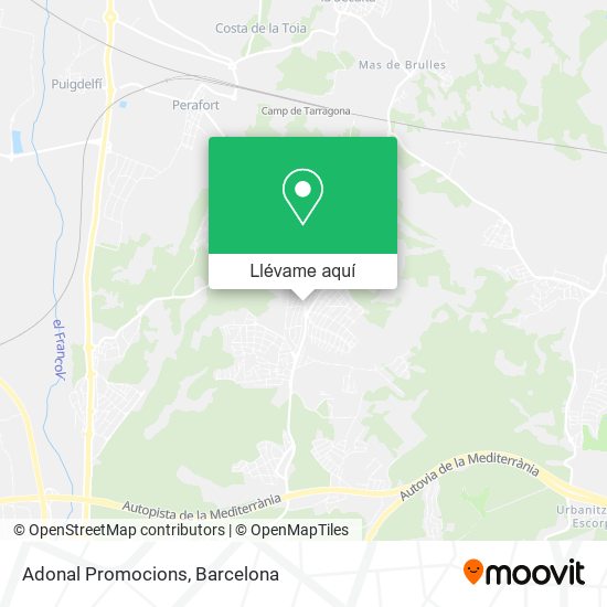 Mapa Adonal Promocions