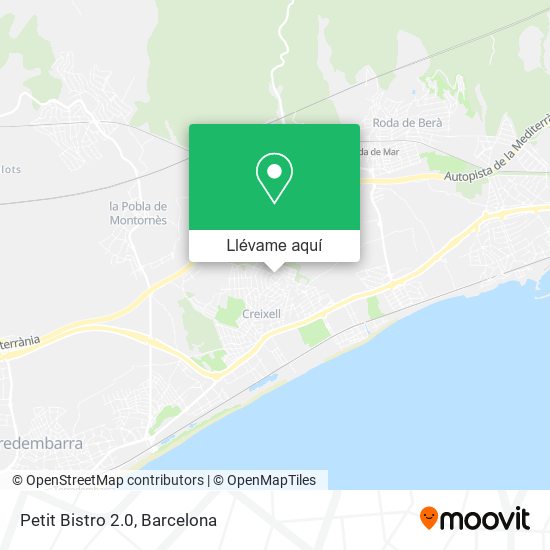 Mapa Petit Bistro 2.0