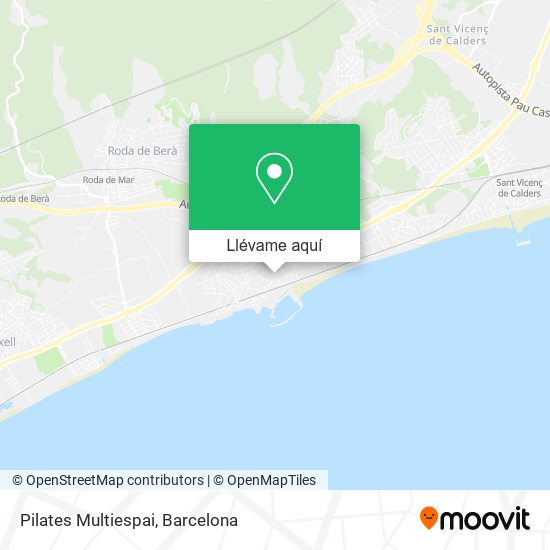 Mapa Pilates Multiespai