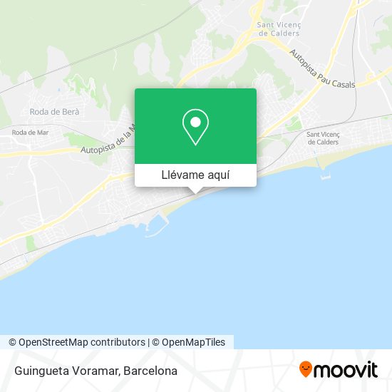Mapa Guingueta Voramar