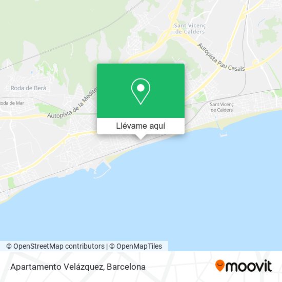 Mapa Apartamento Velázquez