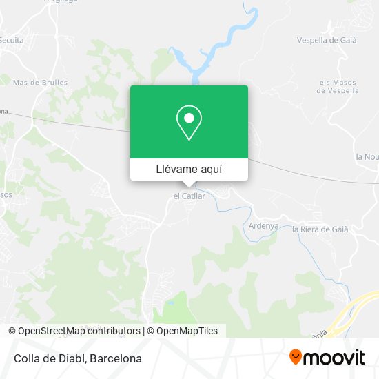 Mapa Colla de Diabl