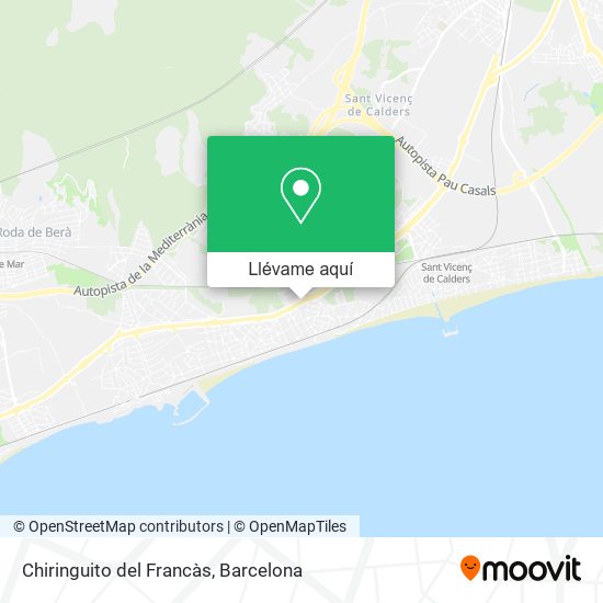 Mapa Chiringuito del Francàs