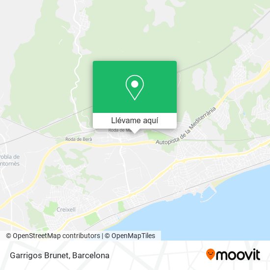 Mapa Garrigos Brunet