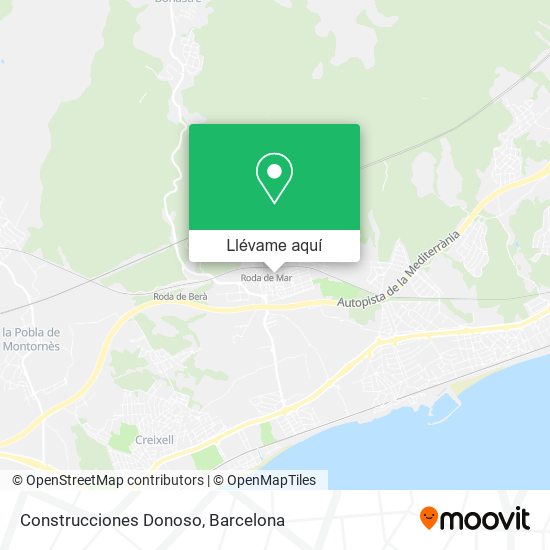 Mapa Construcciones Donoso