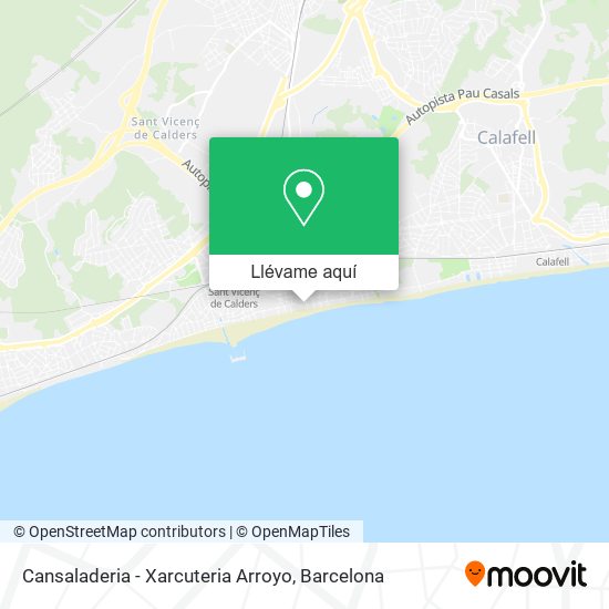 Mapa Cansaladeria - Xarcuteria Arroyo