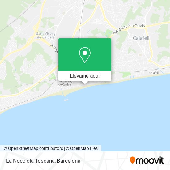 Mapa La Nocciola Toscana