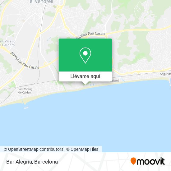 Mapa Bar Alegría