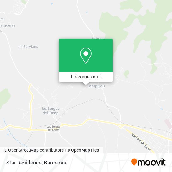 Mapa Star Residence