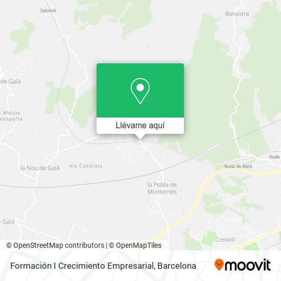 Mapa Formación I Crecimiento Empresarial