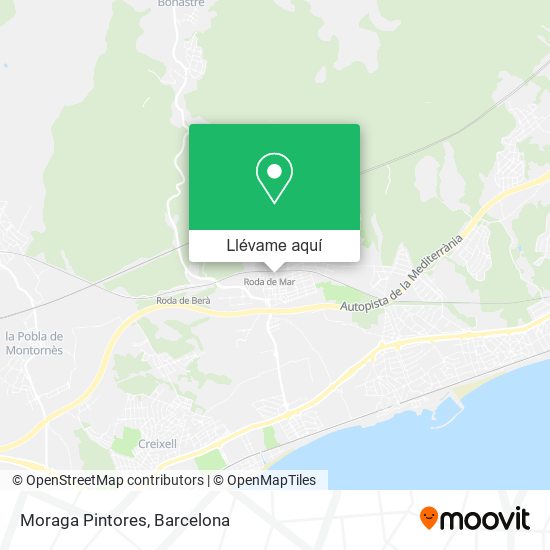 Mapa Moraga Pintores