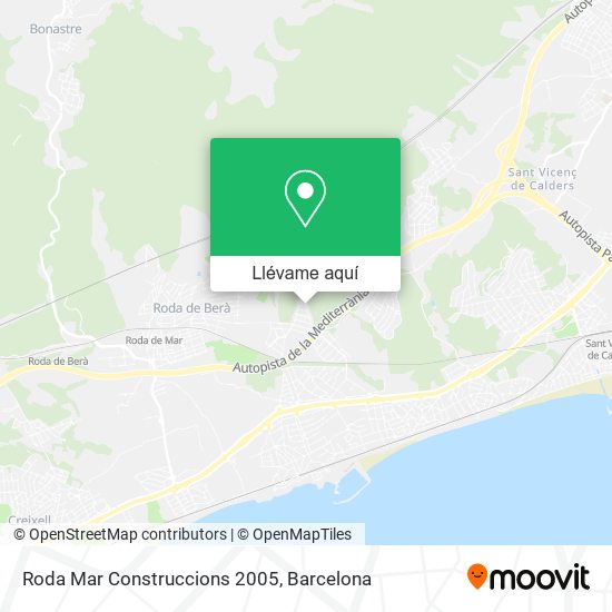 Mapa Roda Mar Construccions 2005
