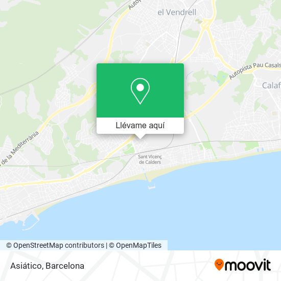 Mapa Asiático