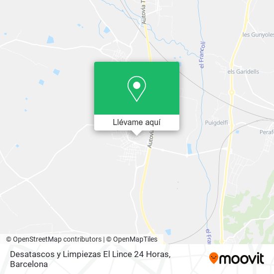 Mapa Desatascos y Limpiezas El Lince 24 Horas