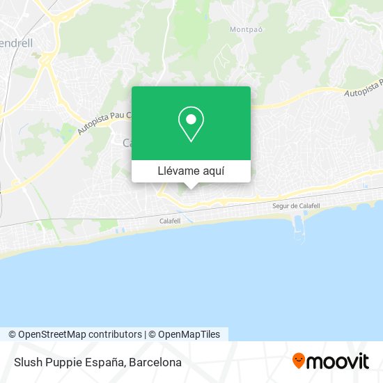 Mapa Slush Puppie España