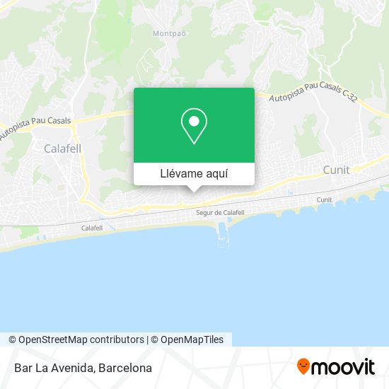 Mapa Bar La Avenida
