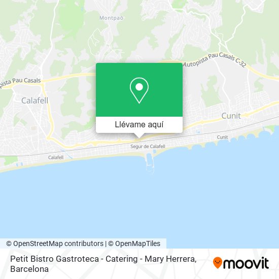 Mapa Petit Bistro Gastroteca - Catering - Mary Herrera