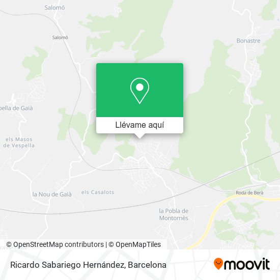 Mapa Ricardo Sabariego Hernández