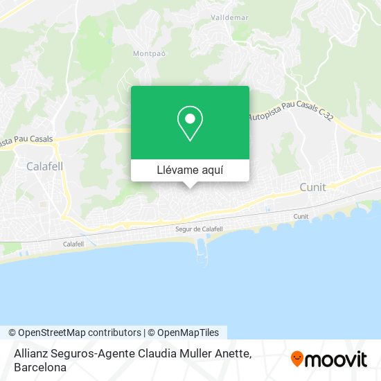 Mapa Allianz Seguros-Agente Claudia Muller Anette
