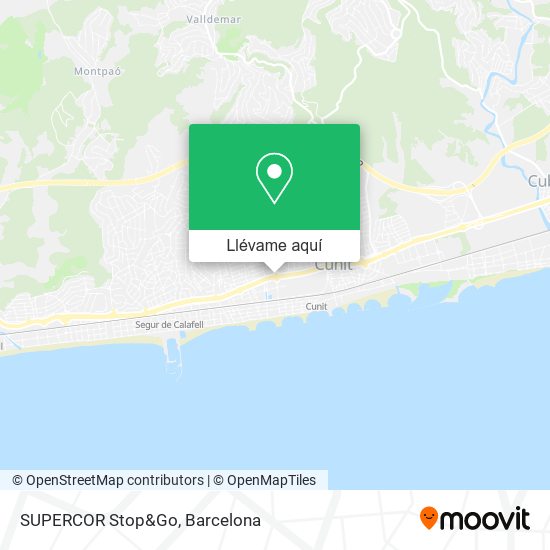 Mapa SUPERCOR Stop&Go