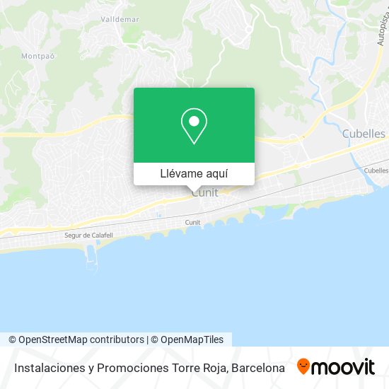 Mapa Instalaciones y Promociones Torre Roja