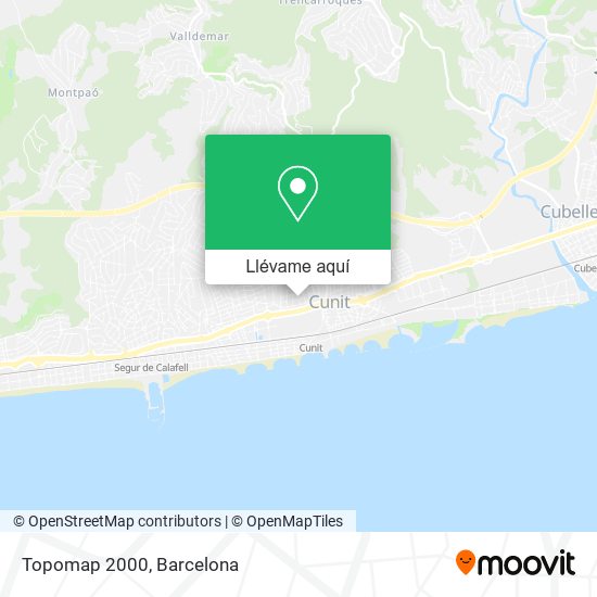 Mapa Topomap 2000