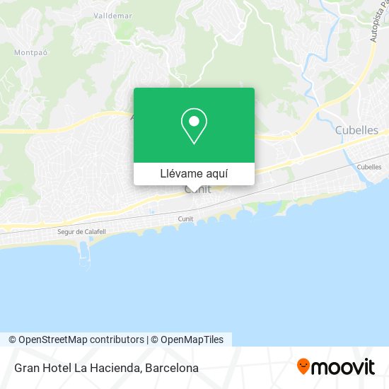 Mapa Gran Hotel La Hacienda