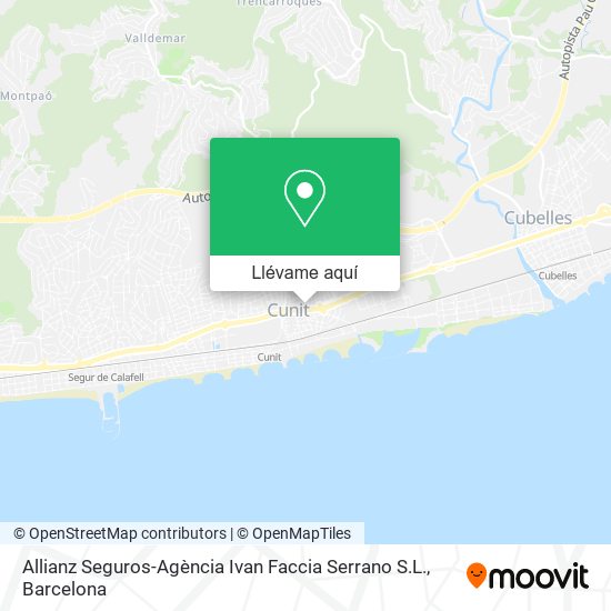 Mapa Allianz Seguros-Agència Ivan Faccia Serrano S.L.