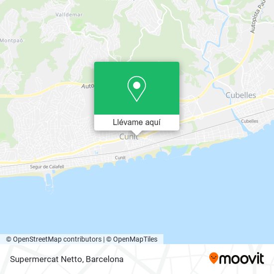 Mapa Supermercat Netto