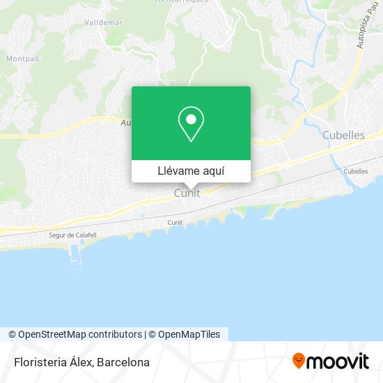 Mapa Floristeria Álex