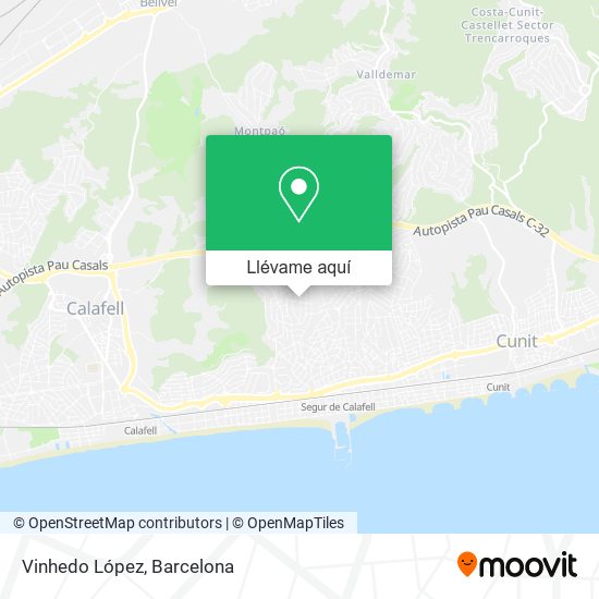 Mapa Vinhedo López