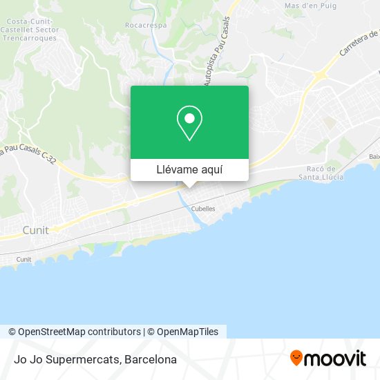 Mapa Jo Jo Supermercats