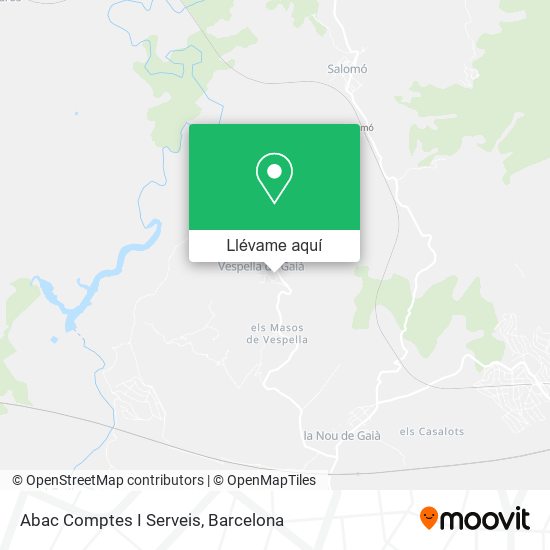 Mapa Abac Comptes I Serveis