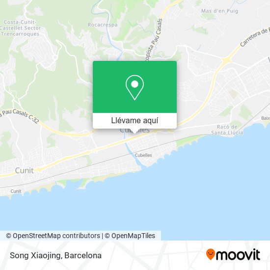 Mapa Song Xiaojing