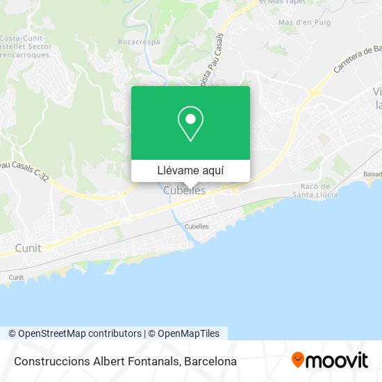 Mapa Construccions Albert Fontanals