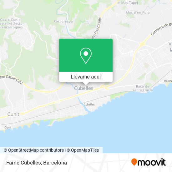 Mapa Fame Cubelles