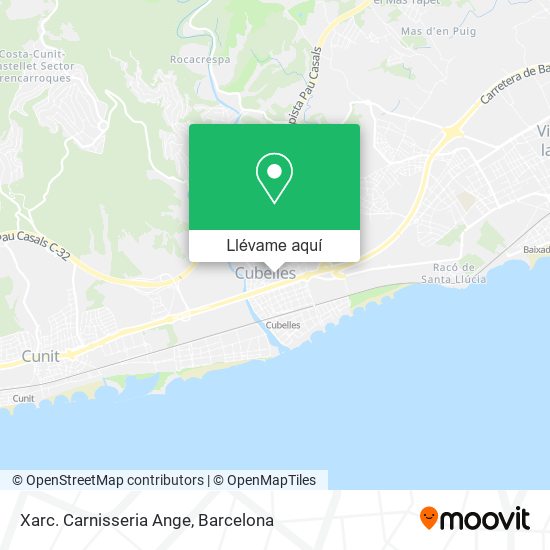 Mapa Xarc. Carnisseria Ange