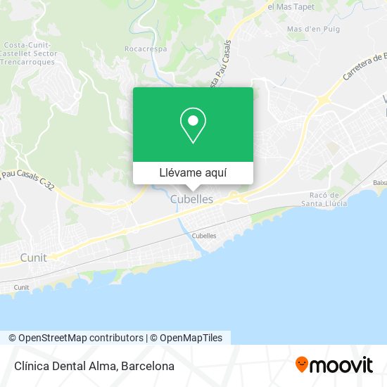 Mapa Clínica Dental Alma