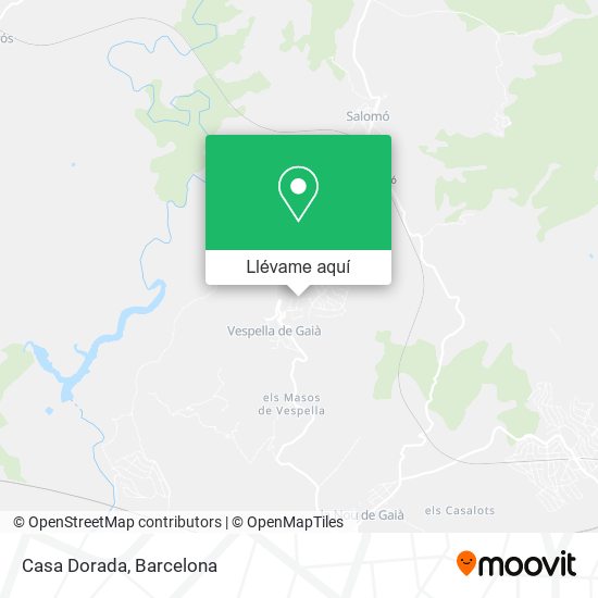 Mapa Casa Dorada