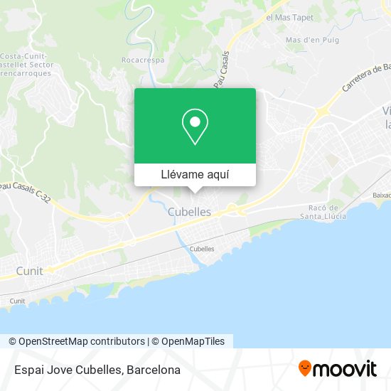 Mapa Espai Jove Cubelles