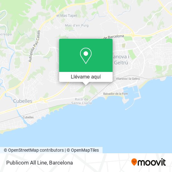 Mapa Publicom All Line