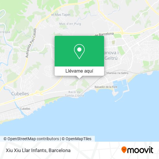 Mapa Xiu Xiu Llar Infants