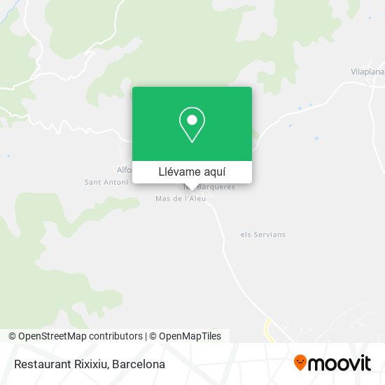 Mapa Restaurant Rixixiu