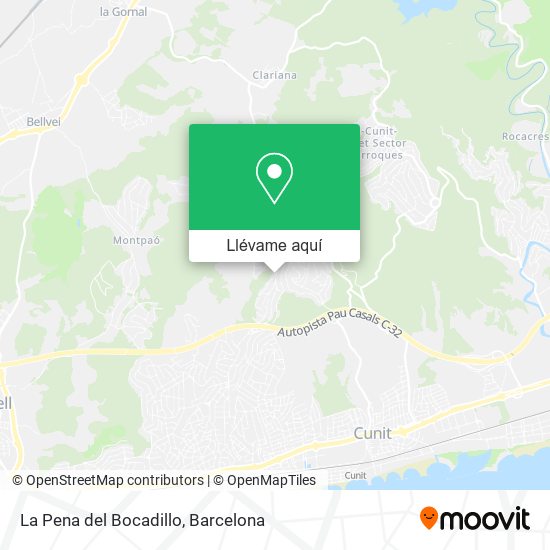 Mapa La Pena del Bocadillo