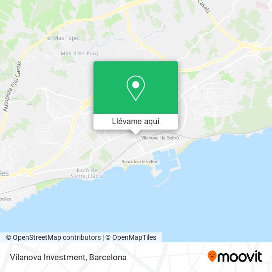 Mapa Vilanova Investment