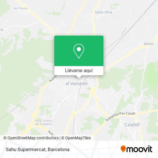 Mapa Sahu Supermercat
