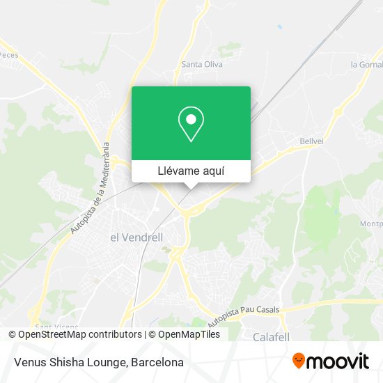 Mapa Venus Shisha Lounge