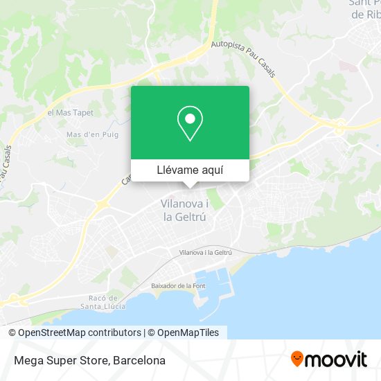 Mapa Mega Super Store