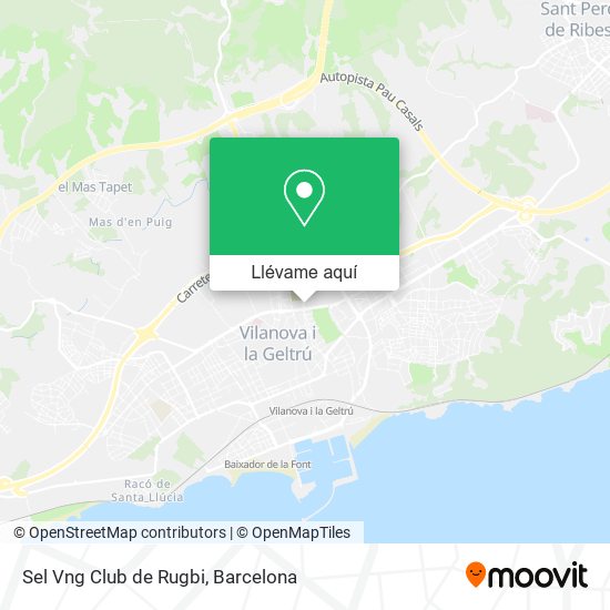 Mapa Sel Vng Club de Rugbi