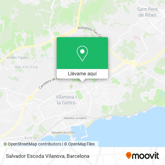 Mapa Salvador Escoda Vilanova